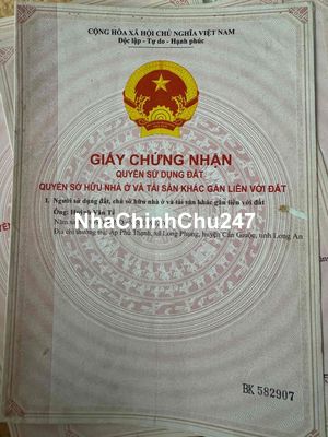 Bán gấp đất thổ cư giá rẻ tệ