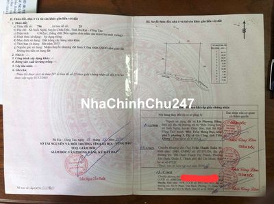 Chính chủ cần bán gấp ,đất vuông đẹp mặt tiền đường nhựa thông