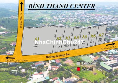 ĐẤT ĐỨC TRỌNG CHỈ 560 TRIỆU-NGAY NHÀ THỜ KIM PHÁT BÌNH THẠNHKHU DÂN CƯ