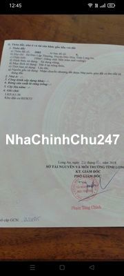 Chính Chủ Cần Bán Nhanh Lô Đất Đẹp Xã Đức Lập Thượng, Đức Hòa, Long An