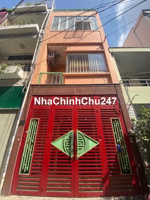 Nhà 4 Tầng 5PN (4x15m) hẻm 7m Đất Thánh, khu VIP CX Bắc Hải, sổ đẹp