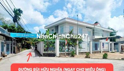 BÁN ĐẤT GÓC 2 MẶT TIỀN RẠCH MIỄU ÔNG