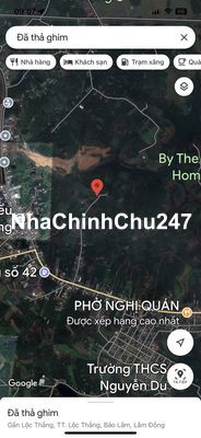 ĐẤT THỔ CƯ MẶT TIỀN ĐƯỜNG HÀM NGHI Tt LỘC THẮNG H BẢO LÂM