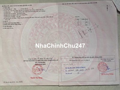 Chính Chủ bán gấp nền đất thổ kdc Mỹ Lệ, 690 triệu