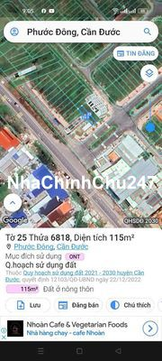 Chủ cần bán lô đất thổ KDC phước đông