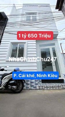 Chính chủ bán nhà 1 lầu hẻm 88 cmt8 cái khế nk TP. Cần Thơ