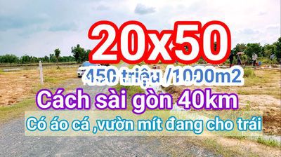 Chính chủ bán 20x50 đường đá 6 met giá rẻ