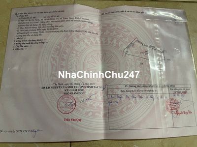 Chính chủ cần bán lô đất giá rẻ tại Trảng Bàng, Tây Ninh