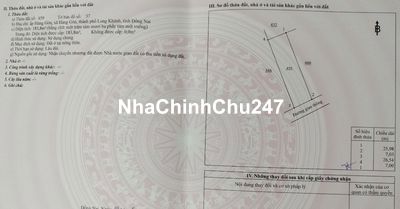 CHÍNH CHỦ BÁN LÔ ĐẤT NGANG 7 DÀI 26M. SỔ ĐỎ BAO SANG TÊN. THỔ CƯ 100%