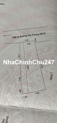 Bán Gần 80m2 đất Kiệt Oto 7m Hải Phòng, cách đường chính 50m