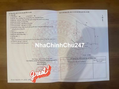 *** CHỈ 320TRIỆU CÓ NGAY 1003m2 ĐẤT SỔ RIÊNG BÌNH PHƯỚC