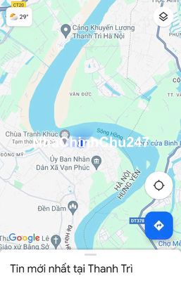 Bán đất  sổ đỏ chính chủ Vạn Phúc (sát dự án đô thị sông Hồng)