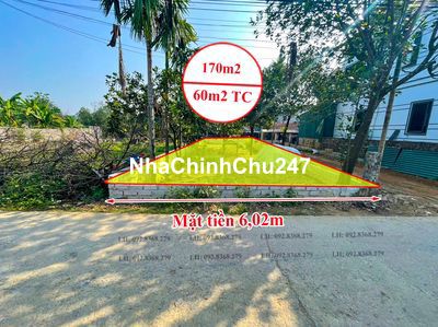 170m2 Đất nền Kinh Doanh được luôn Trục chính tại Bình yên