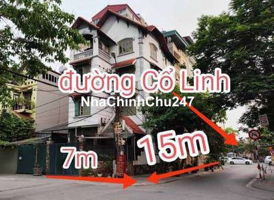 CHÍNH CHỦ BÁN NHÀ MẶT PHỐ LÔ GÓC NGÃ TƯ CỔ LINH , KD, 105M2, 27.9 TỶ