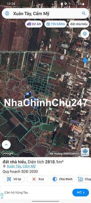 Chính chủ bán 2800m gần chợ Xuân Tây, Cẩm Mỹ