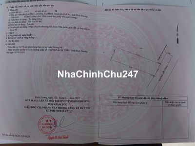 ĐẤT CHÍNH CHỦ ĐƯỜNG CÂY DA THỔ CƯ 100%