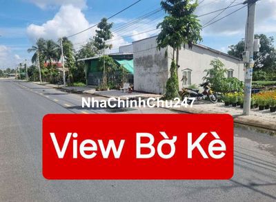 BÁN NỀN BIỆT THỰ - VIEW SÔNG BỜ KÈ - RẠCH MƯƠNG KHAI + HÀNG BÀNG