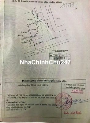 Bán lô đất 2 MT Lê Đức Thọ,P6 ,Khu bàn cờ hẻm 6m thông,Giá chỉ 6ty2 TL