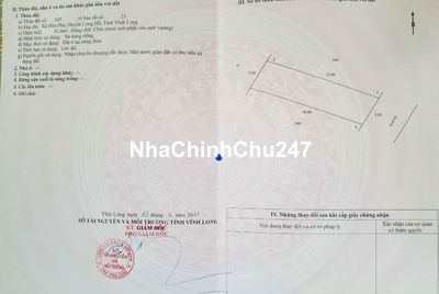 NỀN THỔ CƯ, CẠNH KCN HOÀ PHÚ, VĨNH LONG