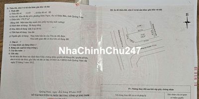 Chính Chủ Bán Lô Góc 179m2 - Giá: 3.45 tỷ - Thông thẳng đại học FPT