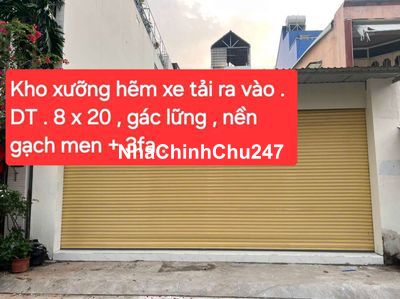 Nhà 8*20. Gác lửng. Chủ mới sửa chữa như mới