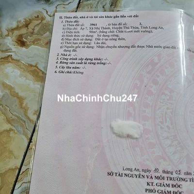 Đất nền KDC Long Hậu Hòa Bình Thủ Thừa Long An