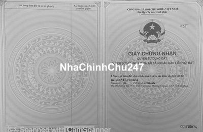 Bán  nhà cấp 4 chính chủ hẻm đường Hoàng Sa P9 Q3