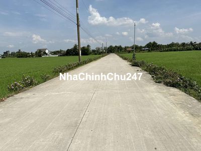 SỐC. 299 triệu. Đất THỔ Đối diện KCN An Nhựt Tân. Đường xe Tải