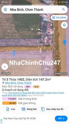 Bán Đất Đường Số 24, Ấp 4, Nha Bích, Chơn Thành, Bình Phước