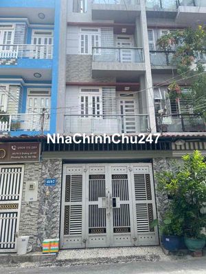 tôi chính chủ cần gấp nhà 4*17 hẻm 10 m nhà 3 lầu sân thượng