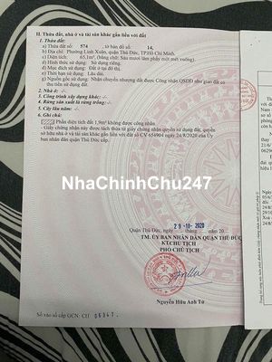 CHỦ ĐẤT NGỘP BANK BÁN LỖ 10 % Ac Liên hệ Gấp đất Linh Xuân