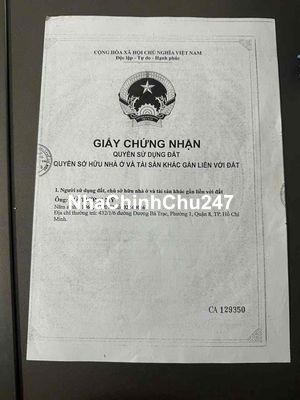 nhà ở chính chủ diện tích rộng cần bán gấp!!