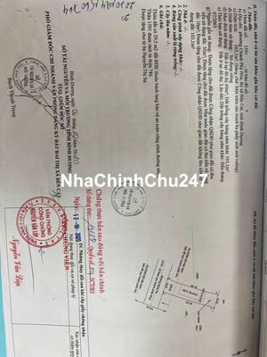 Bán đất chính chủ. Gần chợ chánh phú hòa