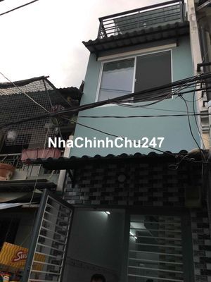 Nhà chính chủ,ngang 2m*6,5m,có PK,3 PN,2 WC, 2 lầu,hẻm rộng,an ninh