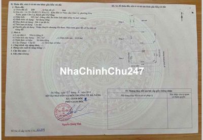 Chính chủ bán 555m2 2 mặt tiền Tặng kho 3 tầng Hoà xuân  - Hướng đông