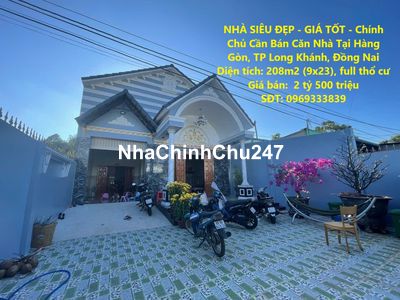 Chính Chủ Cần Bán Căn Nhà Tại Hàng Gòn, TP Long Khánh, Đồng Nai