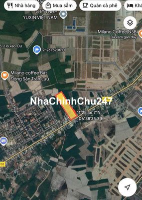 Bán lô đất thổ cư diện tích430m2 mặt tiền kinh doanh thị xã Chơn Thành