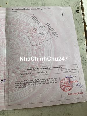 Bán đất chính chủ - có thổ cư