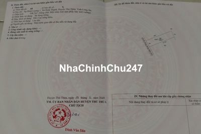 BÁN ĐẤT THỔ CƯ ĐẸP GẦN ỦY BAN NHÂN DÂN XÃ BÌNH THẠNH