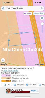 Chủ hạ giá bán nhanh 3,5 sào vườn mít mặt nhựa ấp 11