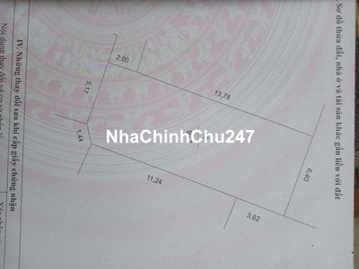 *** 100m full thổ hướng nam giá rẻ nhất miền bắc tặng nhà