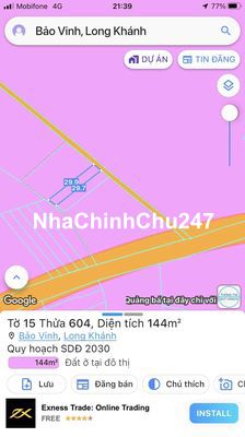 tôi chính chủ cần bán lô đất trung tâm tp long khánh