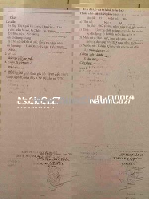 Cần bán đất 2 mặt tiền nhựa lớn. Khu trung tâm TT Ngãi Giao