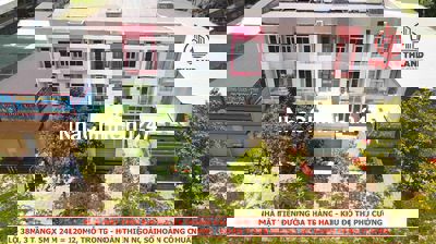 Nhà Ba Tháng Hai Phú Cường ngay Trung tâm, đường 38m, 3 tầng, 5x24m SH