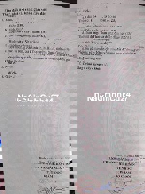 Bán đất gần biển Khe Hai