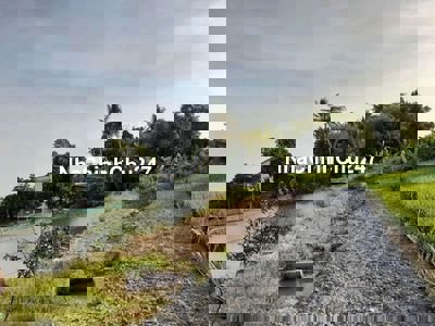 Quá Rẻ, chỉ 450tr sở hữu 500m2 đất vườn view kênh cực đẹp