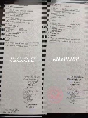 CHÍNH CHỦ BÁN NHANH TRONG TUẦN