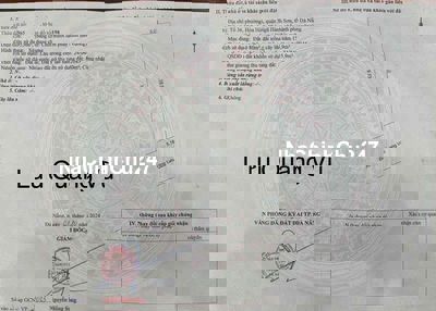 chính chủ bán đất MT Lưu Quang Vũ(sát Trần Đại Nghĩa), NHS, Đà Nẵng