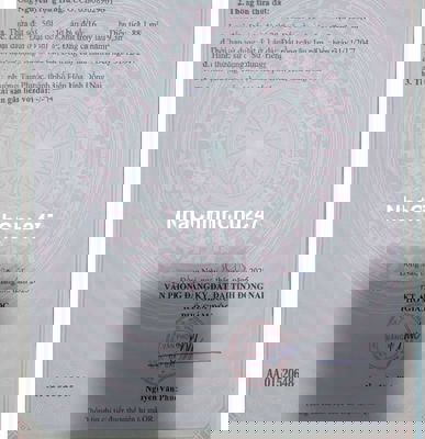 Đất Tam Phước Chính Chủ Cần Bán Hỗ Trợ Vay Ngân Hàng