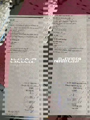 ĐẤT CHÍNH CHỦ CẦN BÁN